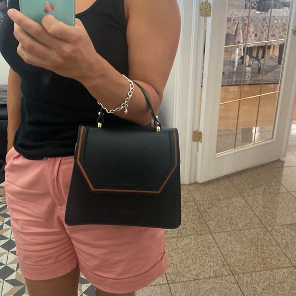 ROBERTA ROSSI black leather handbag - Picture 11 of 11